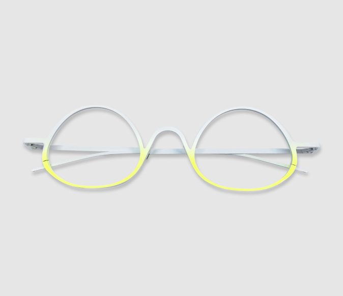 Bicolore blanc fluo