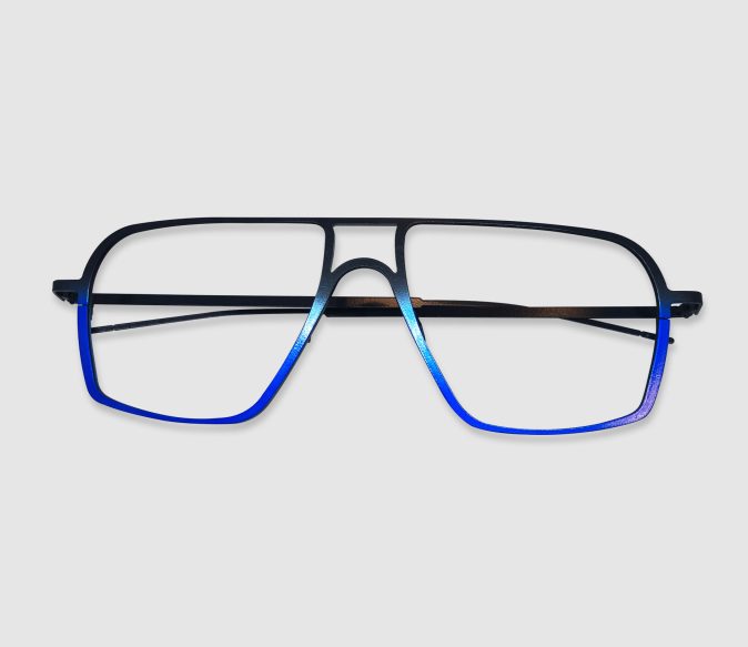 Dégradé noir bleu